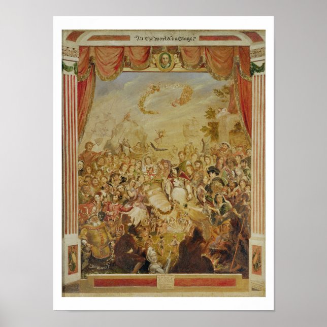 Poster Première apparition de William Shakespeare (1564- (Devant)