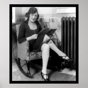 Poster Première arme à feu de sécurité en jarretière 1922