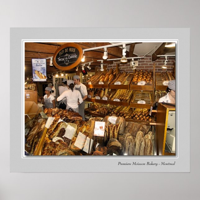 Poster Première boulangerie Moisson - Montréal (Devant)