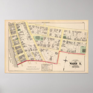 Poster Première carte d'atlas d'église en assemblée