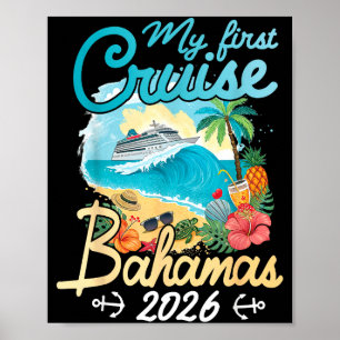 Poster Première croisière bahamas 2026 voyage vacances co
