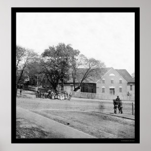 Poster Première église africaine à Richmond, VA 1865