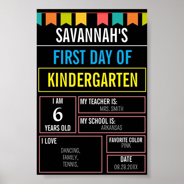 Poster Première et Dernière journée du conseil scolaire R (Devant)