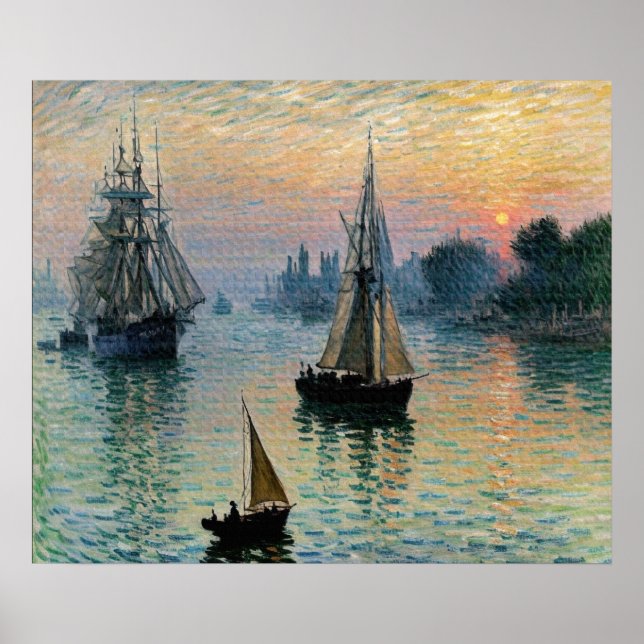 Poster Première expédition de voile léger (Devant)