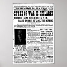 Première Guerre mondiale déclarée - page d'accueil