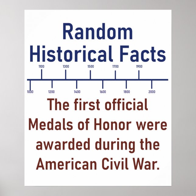 Poster Première Médaille Officielle D'Honneur - Histoire (Devant)