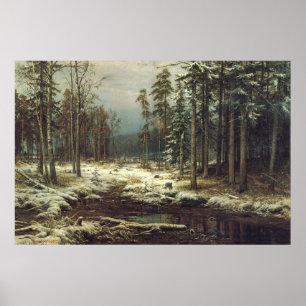 Poster Première neige