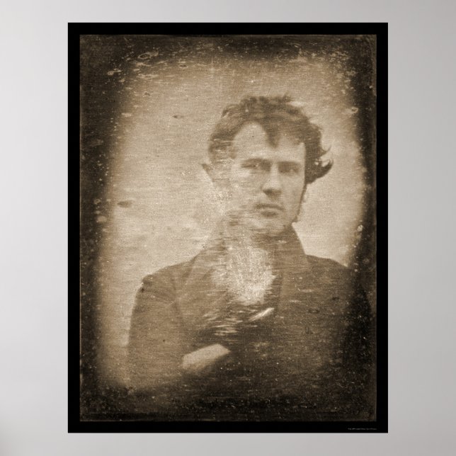 Poster Première photo légère Daguerreotype 1839 (Devant)