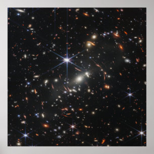Poster Première vue profonde de l'univers de Webb