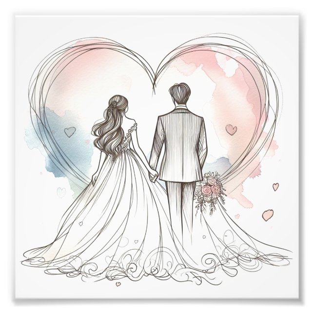 Poster Premium Just Married (Devant)