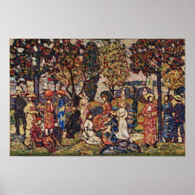 Poster Prendergast - Automne (Devant)