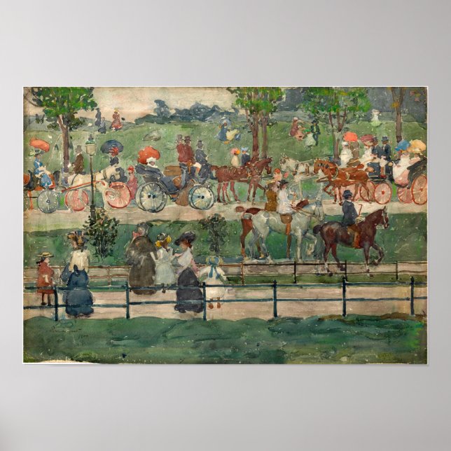 Poster Prendergast - Central Park (Devant)