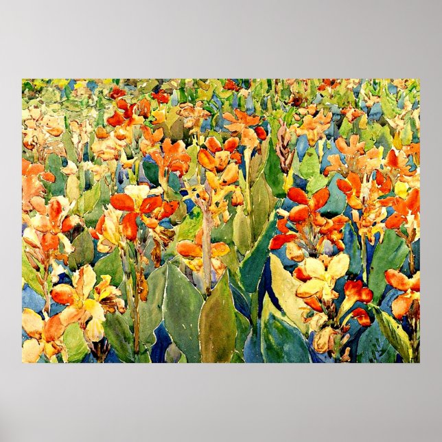 Poster Prendergast - Lit de Fleurs (Devant)