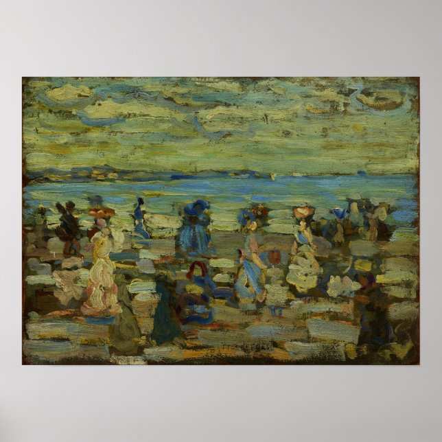 Poster Prendergast - Plage (Devant)