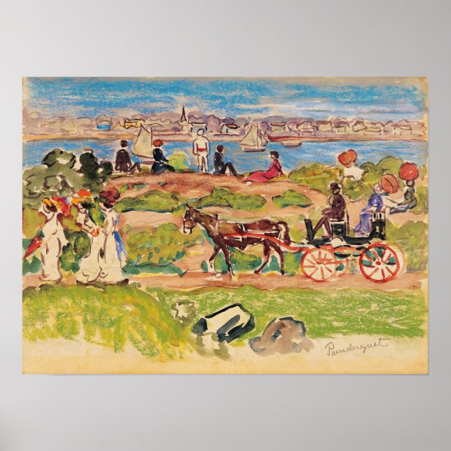 Poster Prendergast - Promenade (Devant)
