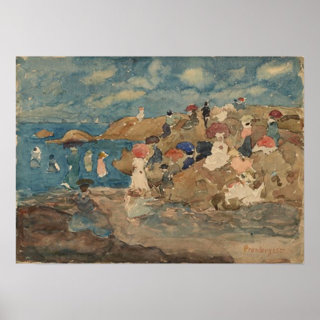 Poster Prendergast - Revere Beach (Devant)