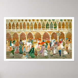 Poster Prendergast: Sunlight in St. Mark's Square