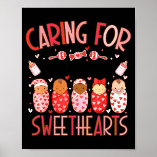 Poster Prendre Soin Des Plus Mignons Amours Infirmière Ni