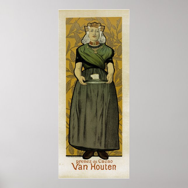 Poster PRENEE DE Cacao Van Houten (Devant)