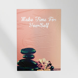 Poster Prenez du temps et détendez-vous, Spa