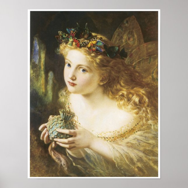 Poster Prenez le visage équitable de la femme, Peinture d (Devant)
