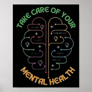 Poster Prenez Soin De Votre Santé Mentale