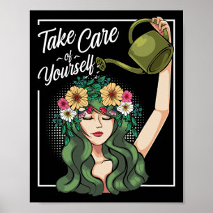 Poster Prenez soin de vous-même Amour Corps Ment Positif