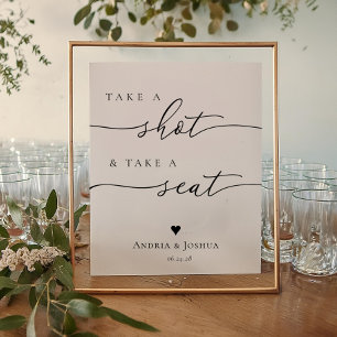 Poster Prenez un coup de feu et prenez un siège Mariage