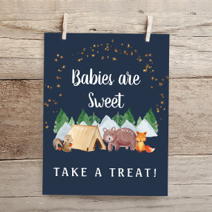 Poster Prenez Une Soirée De Traite Baby shower Animaux Bo