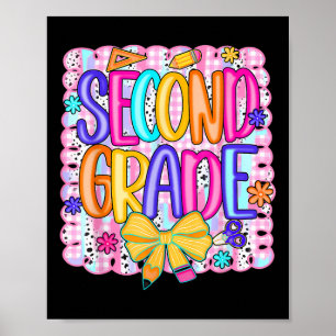Poster Prépa Deuxième 2e année Retour à l'école Coquette