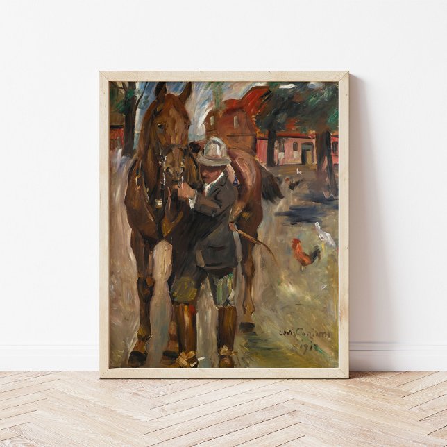 Poster Préparation d'un trajet | Lovis Corinth (Créateur téléchargé)