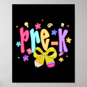 Poster Préparation pour le retour à l'école Pré-maternell