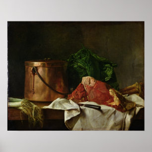 Poster Préparations pour un ragoût