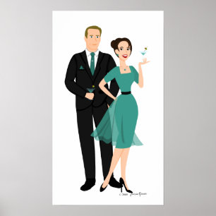 Poster Préparez Votre Martinis !