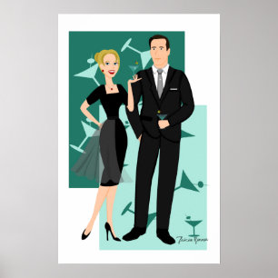 Poster Préparez Votre Martinis !