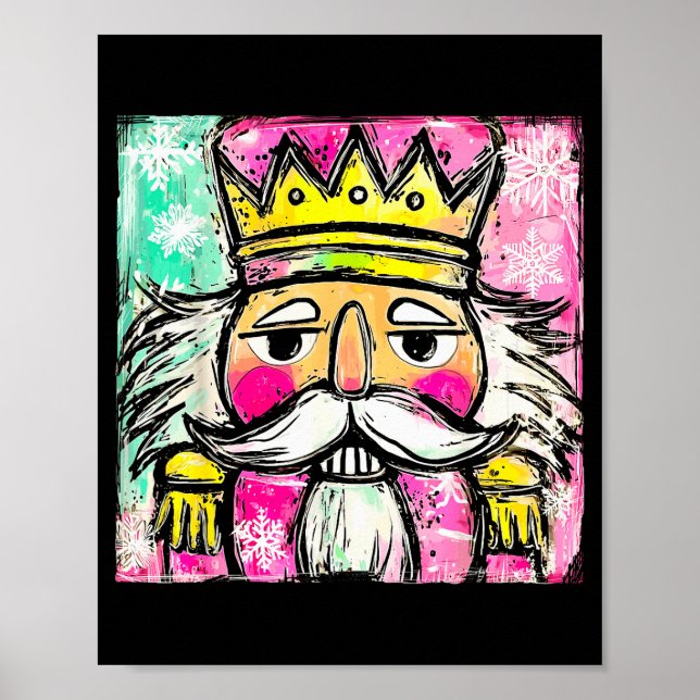 Poster Preppy Nutcracker Christmas Girly Xmas Costume Kid (Devant)