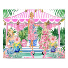 Preppy Retro Palm Beach Pool Party