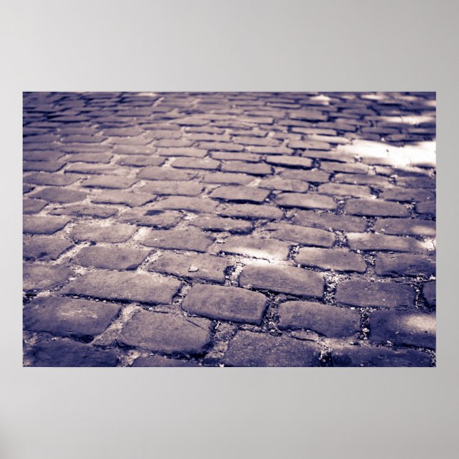 Poster Près De La Rue De Cobblestone (Devant)