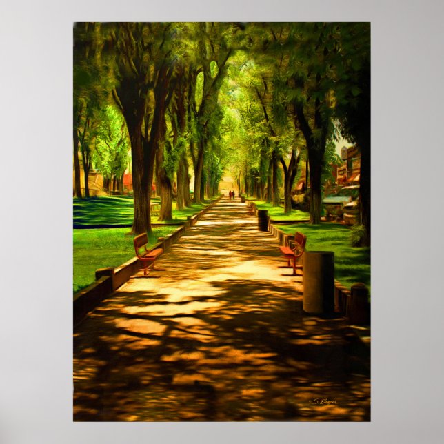 Poster Prescott Courthouse (Plaza Stroll) (Devant)