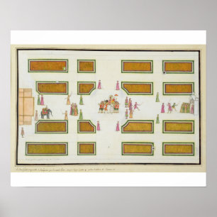 Poster Présentation de Gentil par ud-Daula de Nawab Shuja