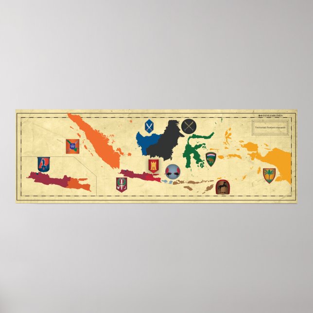 Poster Présentation du commandement des forces territoria (Devant)