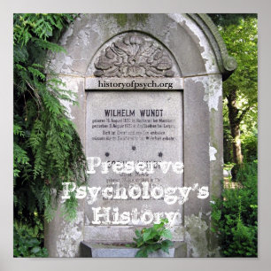 Poster Préserver l'histoire de la psychologie