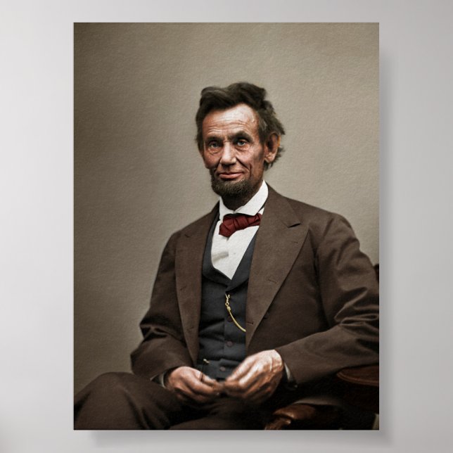 Poster Président Abraham Lincoln (Devant)
