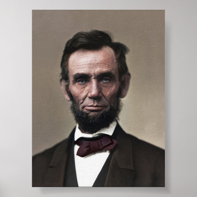 Poster Président Abraham Lincoln (Devant)