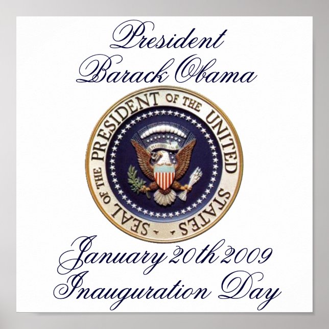 Poster Président Barack Obama (Devant)