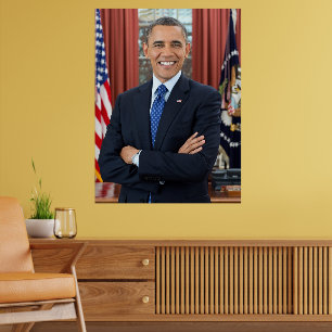 Poster Président Barack Obama 2e mandat Photo officielle