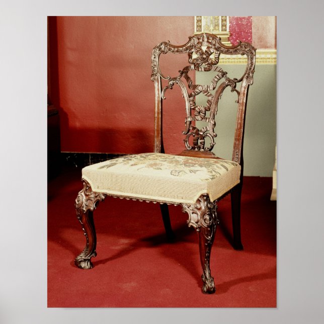 Poster Président, Chippendale "Directeur" design, c.1760 (Devant)