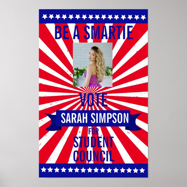 Poster président de la classe d'avis de vote, conseil des (Devant)