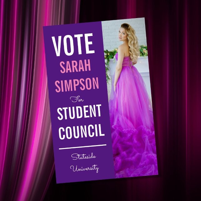 Poster président de la classe d'avis de vote, conseil des (Créateur téléchargé)