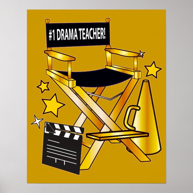 Poster Président du directeur : Numéro un enseignant de t (Devant)